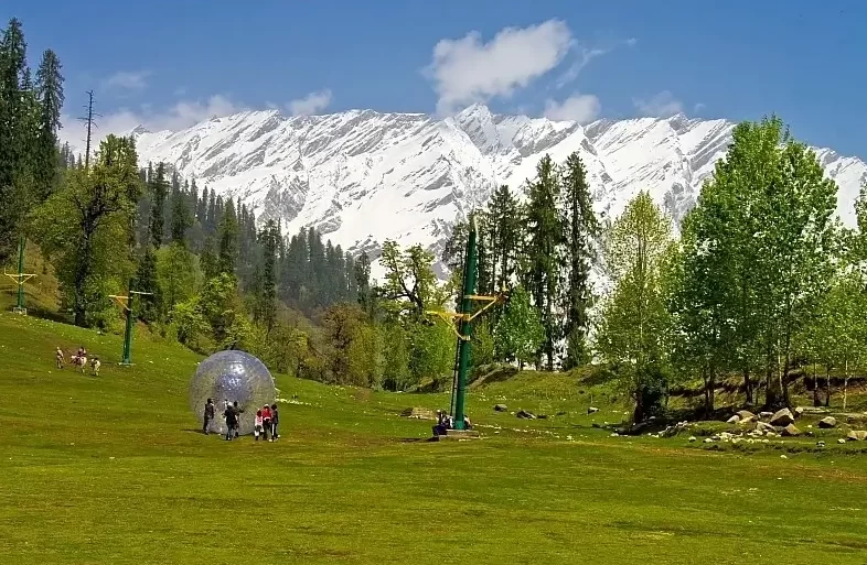 Zorbing in Khajjiar & Solang Valley