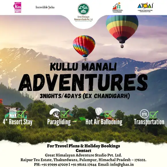 Kullu Manali Adventure Package