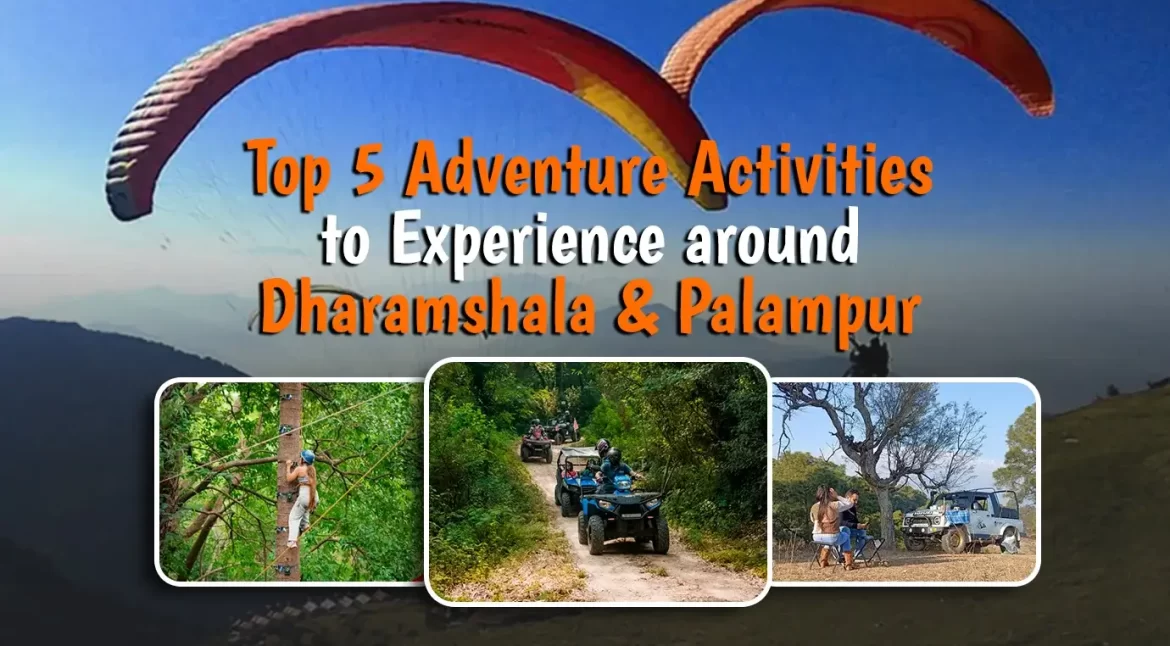 top 5 adventure activities to do in dharamshala and palampur