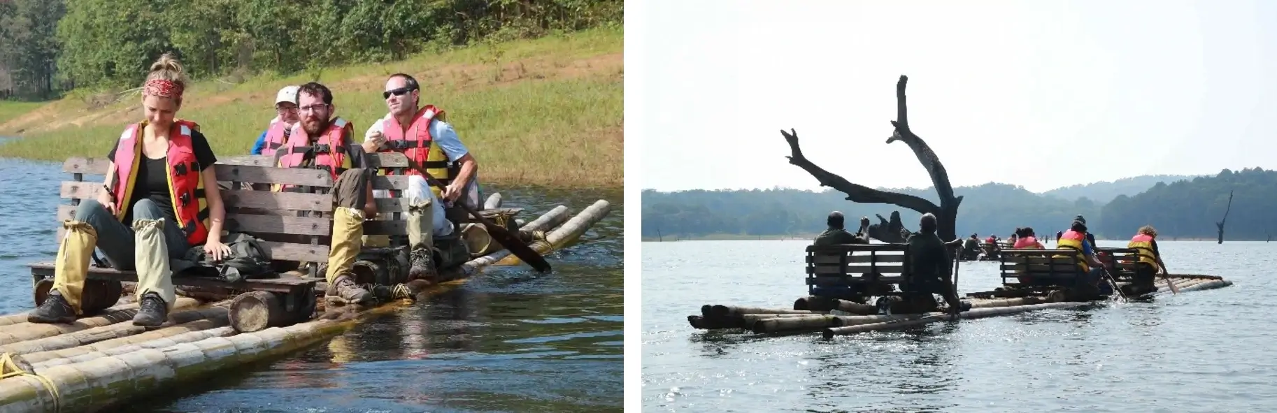 Bamboo Rafting with Trekking in Kerala